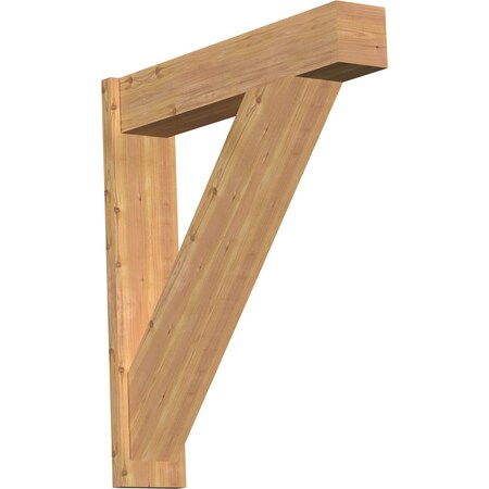 Traditional Block Smooth Outlooker, Western Red Cedar, 7 1/2W X 36D X 40H